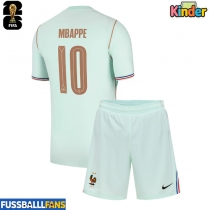 Frankreich Kylian Mbappe #10 Auswärts Trikotsatz Kinder WM 2026 Kurzarm (+ Kurze Hosen)